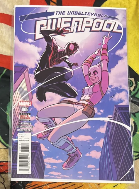 The Unbelievable Gwenpool #5 2016 Marvel Comics Sent In A Cardboard Mailer