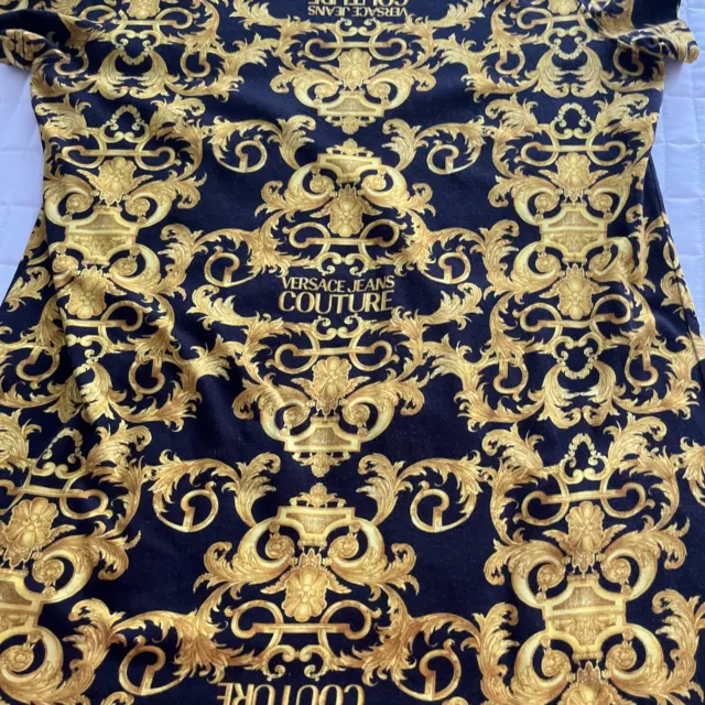 Versace Jeans Couture Baroque Pattern All-Over Print Dress - Women's Size M/l