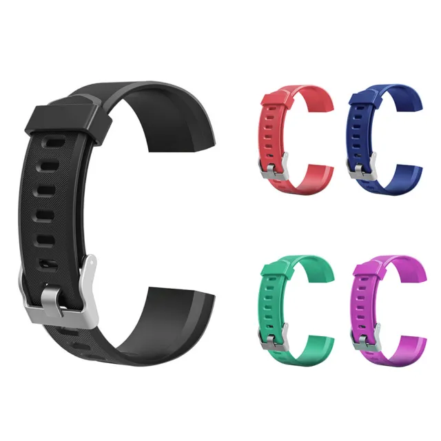 fr 20mm Smart Watch Strap Colorful Silicone Watch Wrist Strap Soft for ID115Plus