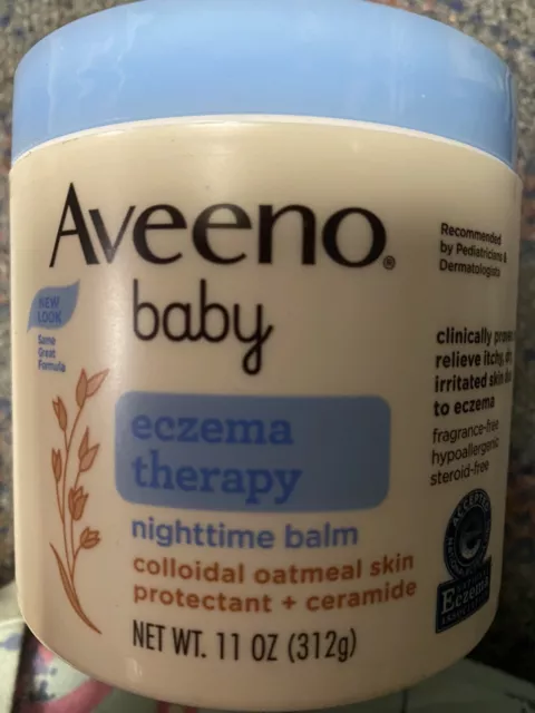 Aveeno Baby Eczema Therapy Nighttime Balm + Colloidal Oatmeal -11 oz / 312 g