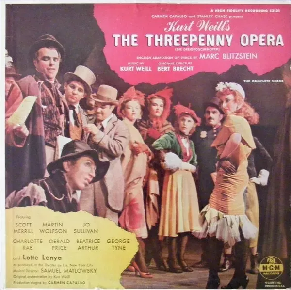 Three penny Opera by 1954 Off-Broadway Revival Cast ( 2000) NEW CD