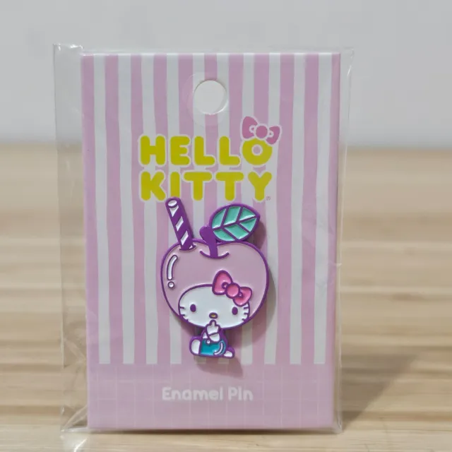 Sanrio Hello Kitty Apple Hat Enamel Pin