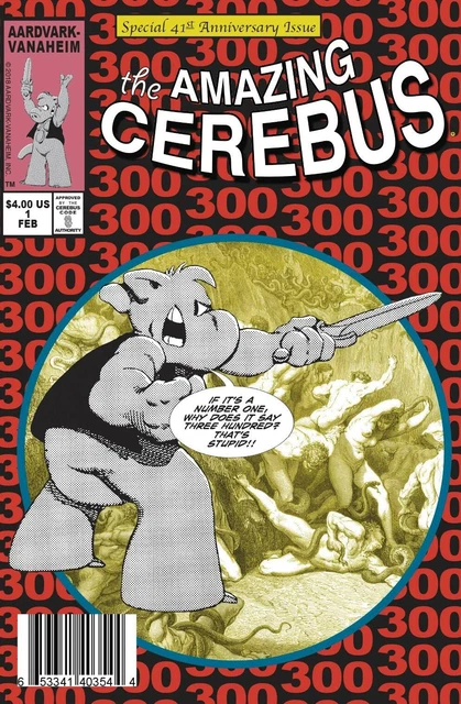 Amazing Cerebus #1 Dave Sim Aardvark Vanaheim Comics ASM #300 Homage Cover 2018