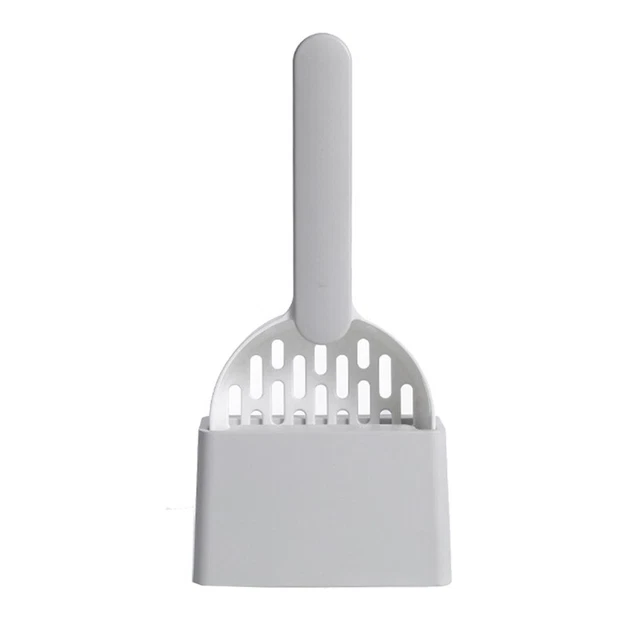 Spala lettiera in plastica gatti cacca con base strumento per pulizia animali domestici toilette1