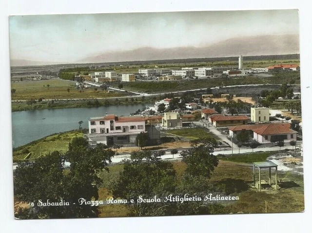 Cartolina antica di Sabaudia