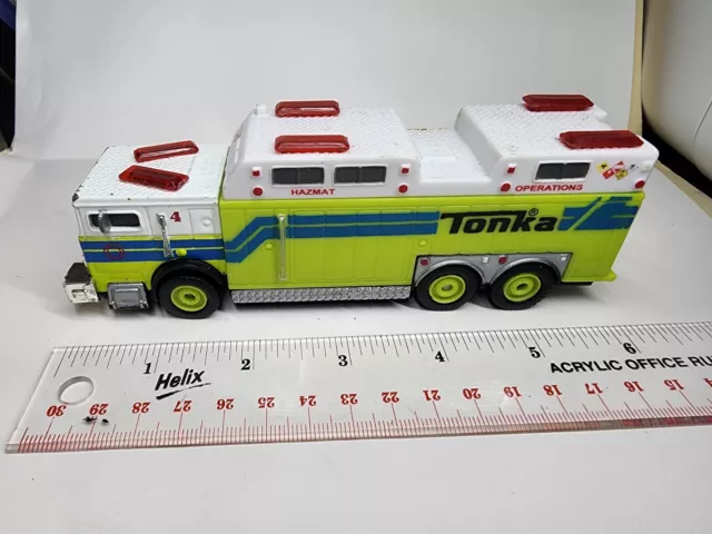2013 6" Tonka Funrise Pumper Fire Engine Model Truck Yellow Hazmat Operations 2013 6" Tonka Funrise Pumper Fire Engine Model Truck Yellow Hazmat Operations