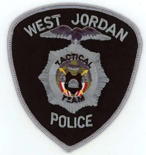Utah Ut West Jordan Police Tactical Team Nice Shoulder Patch Sheriff