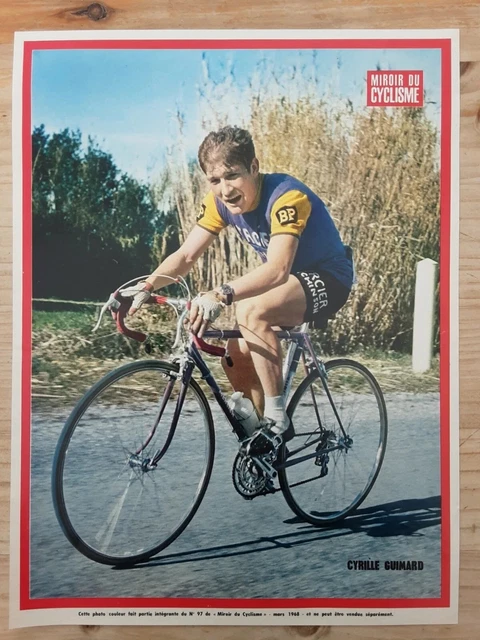 LOT 5 REVUES MIROIR DU CYCLISME MENSUEL 1968 avec la photo couleur 7