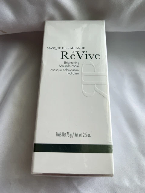 New Sealed REVIVE MASQUE DE RADIANCE Brightening Moisture Mask 2.5 oz /75 ML