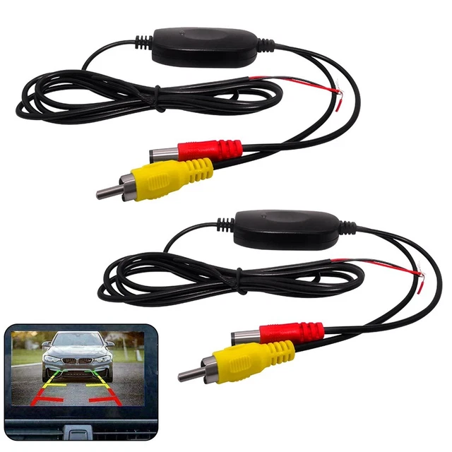 Émetteur-récepteur Vidéo Sans Fil 2,4 GHz Pour Voiture – Compatible Caméra De Recul – Portée 100 M – Facile à Installer (12V) - 2