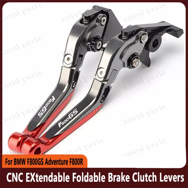 For BMW F800GS Adventure F800R CNC EXtendable Foldable Brake Clutch Levers