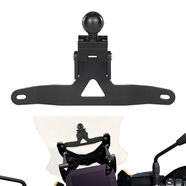 Supporto Navigatore Kuda 5995 Per Fiat Doblo 2015+, Pelle Scamosciata Nera