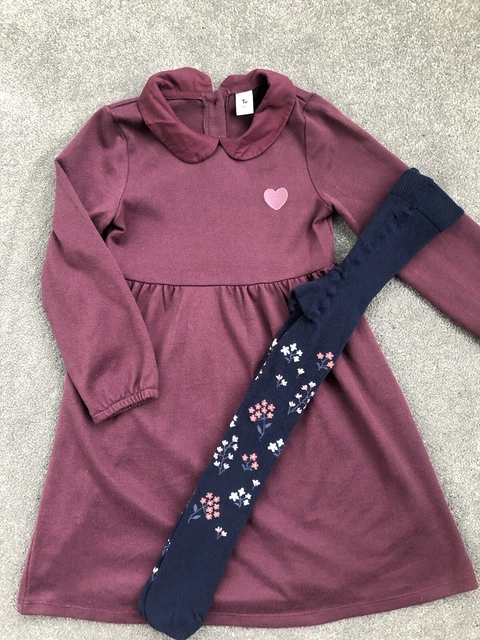 ❤️Large Beautiful Girls Dress Tights Outfits Sets Bundle 4-5 Years❤️ 2