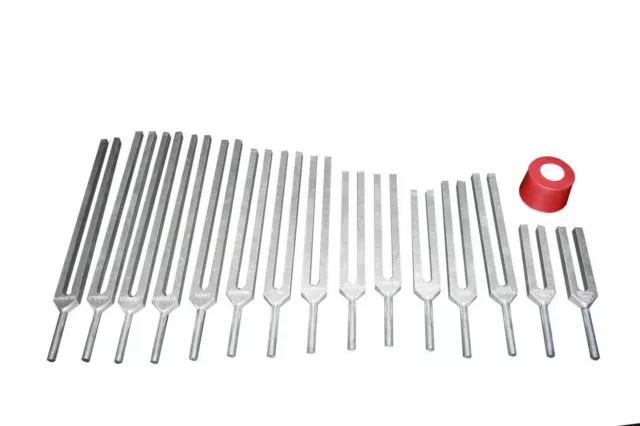 26 Tuning Forks- 7 chakras + 11 Planetary+ 8 Harmonics