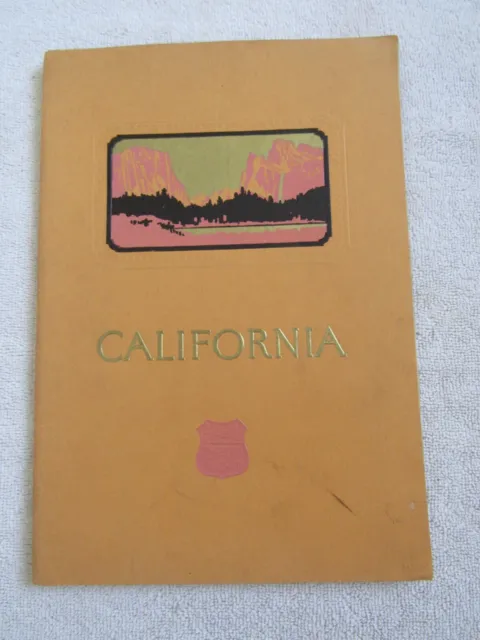 1935 California Places Union Pacific Railroad RR Souvenir Guide Travel Book