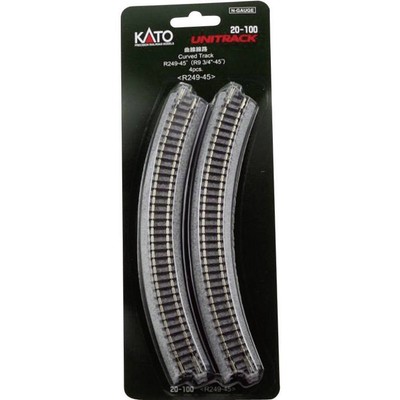 CMR Nuovo IN Kato 20-170 Unitrack 21.6cmr R216-45 Curvo Pista 4 Pezzi 