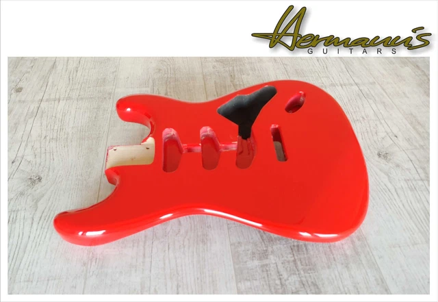 STRAT / St Aulne / Alder Remplacement Body, Sss Route, Couleur Bright Red
