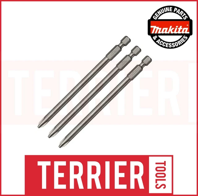 MAKITA AUTOFEED COLLATED Drywall Screwdriver Gun Bit PH2 x3 BFR550 6843