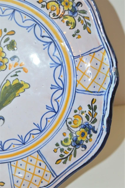 Assiette Ceramique Mave Talavera Decor  Fleuri Deco Collection Vitrine 5