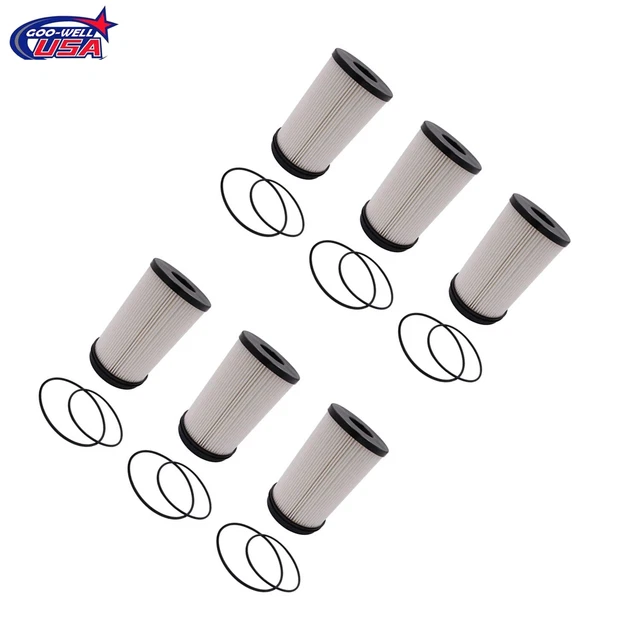 6X FUEL FILTER Water Separator Element Replace for DD13 DD15 DD16