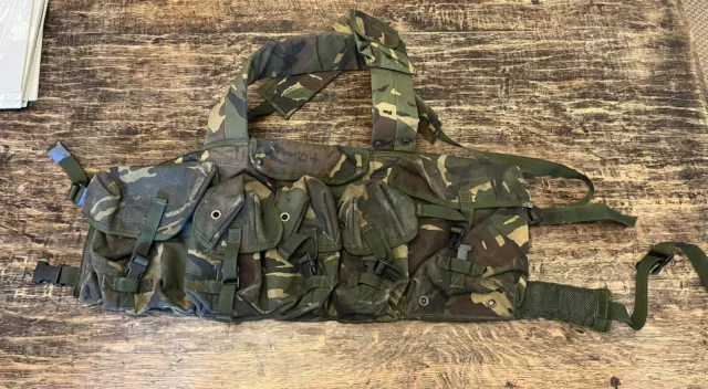 DPM NI Chest Rig British Army Issue Chest Rig Webbing ~Used 1992 Dated