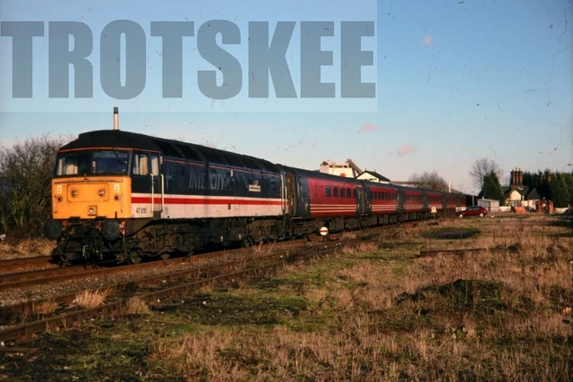 35MM SLIDE BR British Rail Diesel Loco Class 47 47810 Hawkesbury 1999 ...