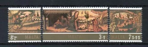 S46643 Malta MNH 1975 Christmas 3v