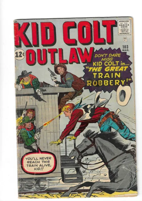 Kid Colt Outlaw # 103 [Jack Kirby Art] GD/VG