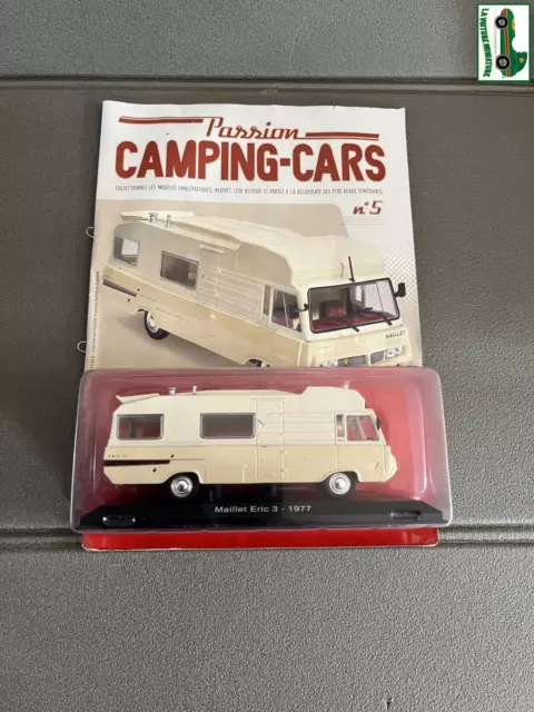 Voiture miniature Passion Camping Car Maillet Eric 3 Peugeot 1977 1/43