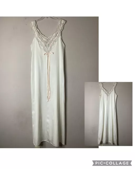 ALICE MALOOF VINTAGE Nightgown Lace M $47.00 - PicClick