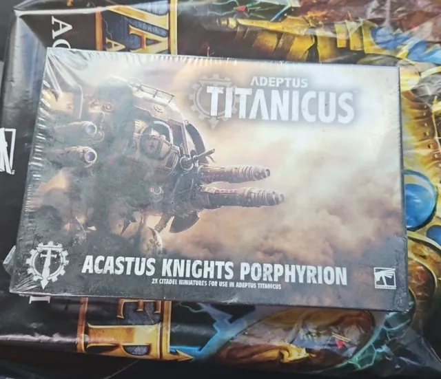 40K Adeptus Titanicus Legions Imperialis Acastus Knights Porphyrion BNIB