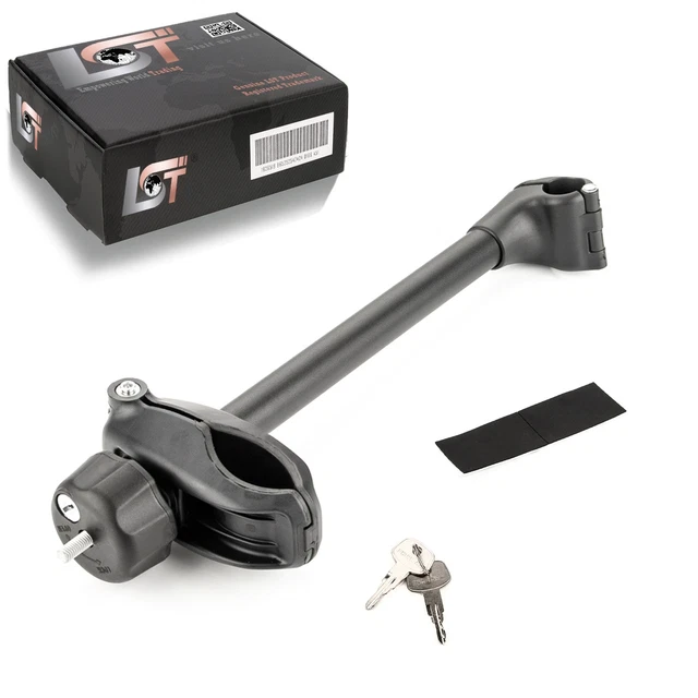 Support De Cadre Pour Porte-vélos - 45 Cm, Verrouillable, Amovible, Diamètre 25-30 Mm
