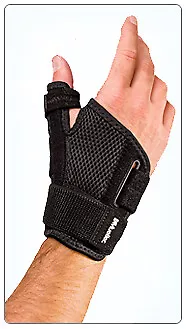 Mueller Sports Medicine Reversible Thumb Stabilizer, Black Fits 5.5-10.5" 62712