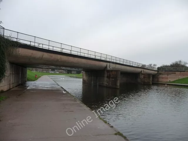 Photo 6x4 Exeter : Railway bridge over the Exe Flood Relief Channel A bri c2009