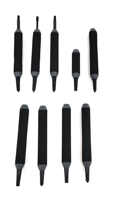 Lot of 9 REI Surveillance Probes for CPM-700 Counter, Clipped Wires