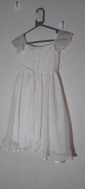 Tigerlily Girls Dress Ivory cream Bridesmaid party Dress Age 6yrs 3