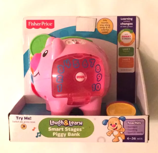 Fisher Price Laugh And Learn Smart Stages Piggy Bank