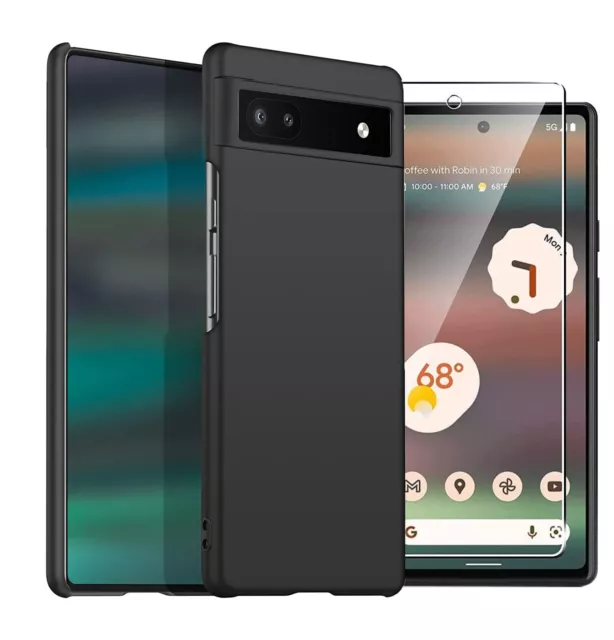 Pour Google Pixel 7 Étui Slim Rigide Housse & Écran Verre Protecteur