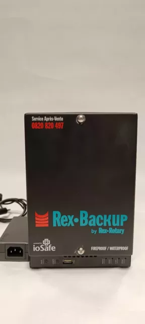 NAS Rex-Backup 218 4To  2 x 2To  waterproof and  fireproof waranty 3 months
