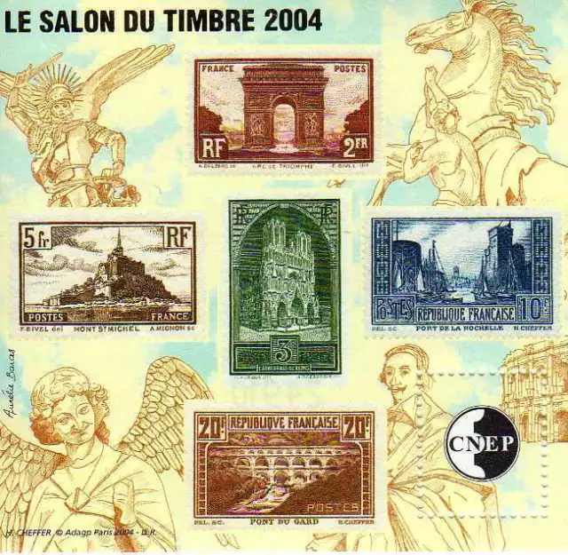 Bloc Cnep N° 41 - "Le Salon Du Timbre 2004" - Neuf