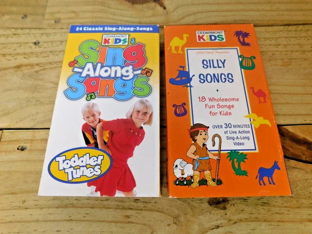 Cedarmont kids sing along songs preschool songs vhs 2001 brand 