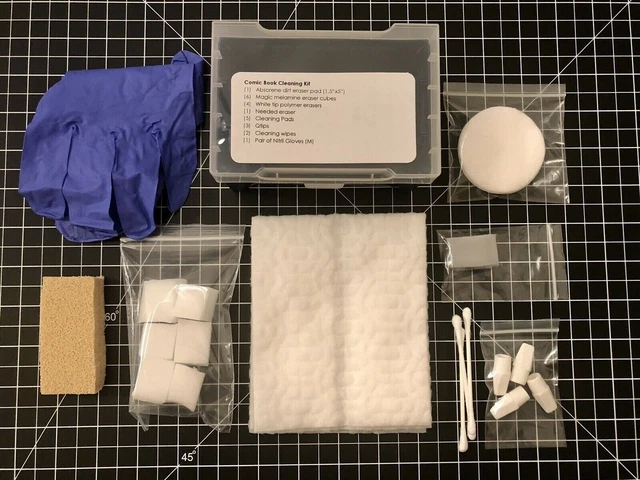 Comic Book Dry Cleaning Starter Kit - CPR Supplies - CGC CBCS- Absorene Pressing