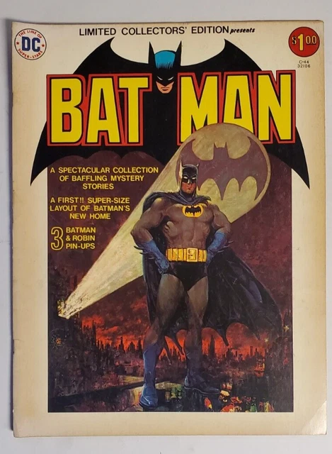 Batman Limited Collectors' Edition C-44 Dc 1976 Painted Batman Cover