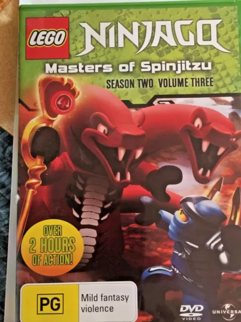 LEGO Ninjago - Masters of Spinjitzu : Series 2 : Vol 3 (DVD, 2012)-FREE POSTAGE