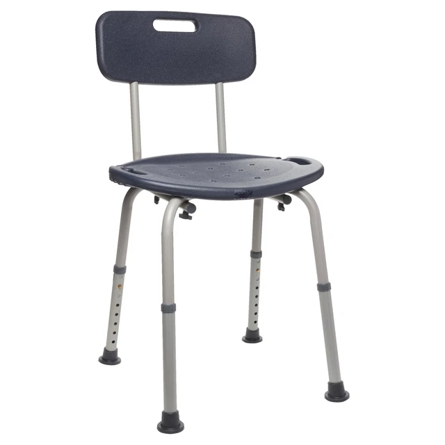 Bath Chair & Shower Chair W/ Back - Shower Seat for Elderly Handicap & Disabled