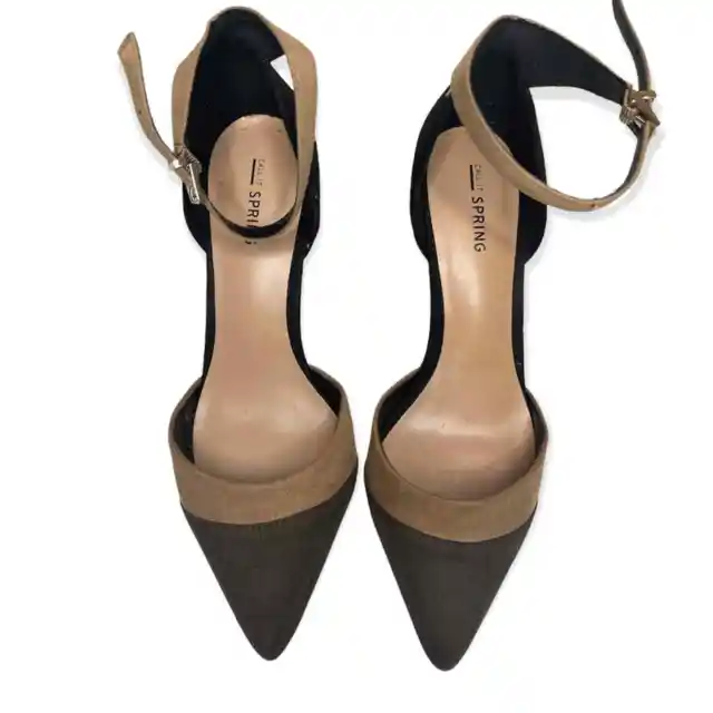 CALL IT SPRING Provagna Ankle Strap Pointy Toe Pumps 2