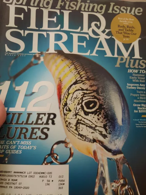 FIELD & STREAM Magazine March 2012 The Best Of Fishing Lures Baits