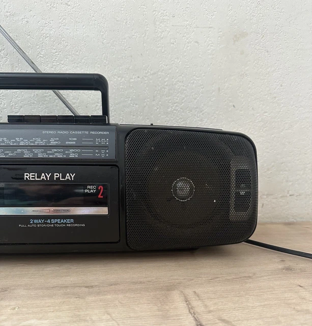 National Panasonic RX-5600 Boombox Stéréo Radio Cassette Vintage Work Good Look
