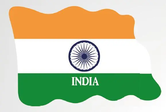 La India Imán Bandera Países Diseño De Epoxy Viajes Recuerdo