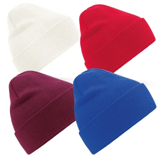 Bonnet Beanie Slouch Pour Femme - Marque Beechfield, 100% Acrylique, Taille Unique - Neuf Avec étiquettes